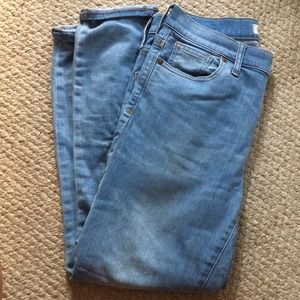Madewell high riser crop size 30